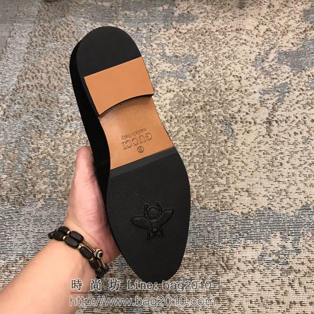 GUCCI男鞋 專櫃最新款 古馳正裝皮鞋 磨砂牛皮 Gucci男士休閒皮鞋  hdnx1296